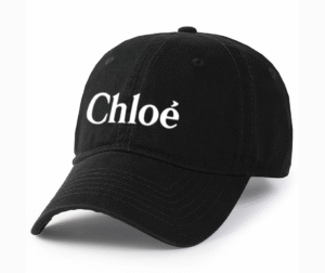 Casquette chloé — Style épuré et élégant Couleur Noir Logo blanc